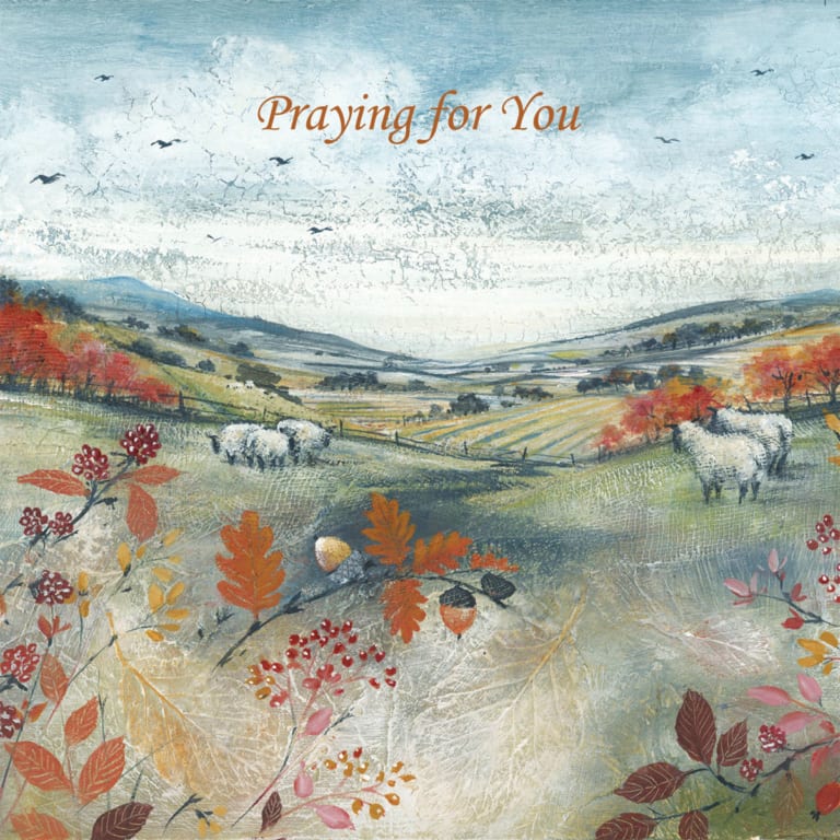 Autumn Oak Acorn Sheep Moor Yorkshire Country Diane Demirci Praying Christian