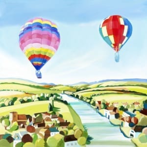 Hot Air Balloons Village Carolyn Tyrer Nethertons