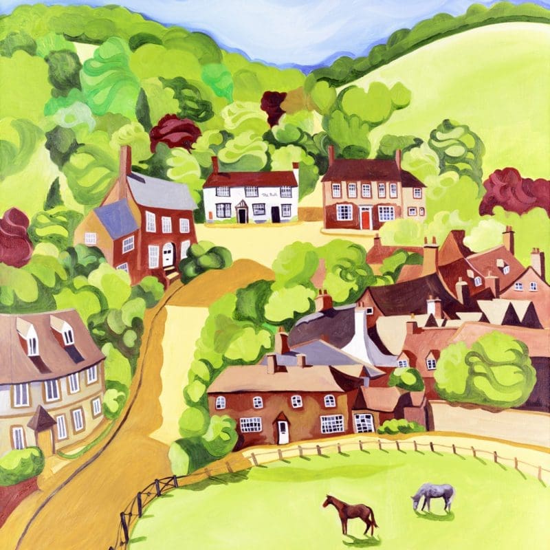 English Horses Village Carolyn Tyrer Nethertons