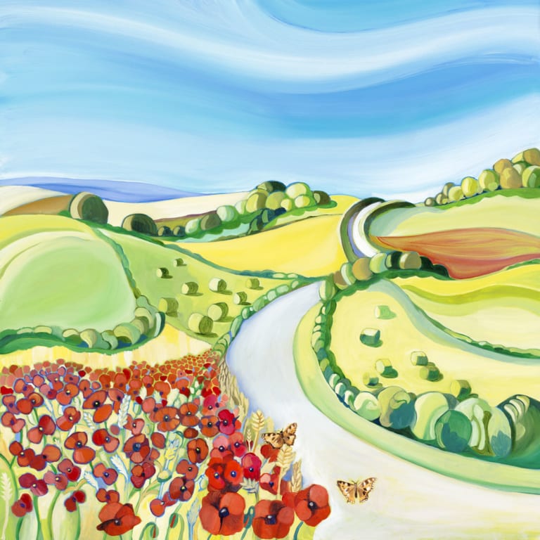 Poppies Countryside Carolyn Tyrer Nethertons