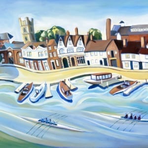 Rowing River Town Carolyn Tyrer Nethertons