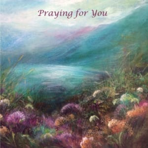 Ocean Sea Wild Flowers Foxgloves Janice Rogers Praying Christian