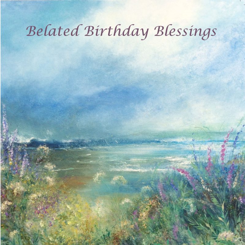 Inlet Flowers Grass Water Ocean Sea Janice Rogers Birthday Christian