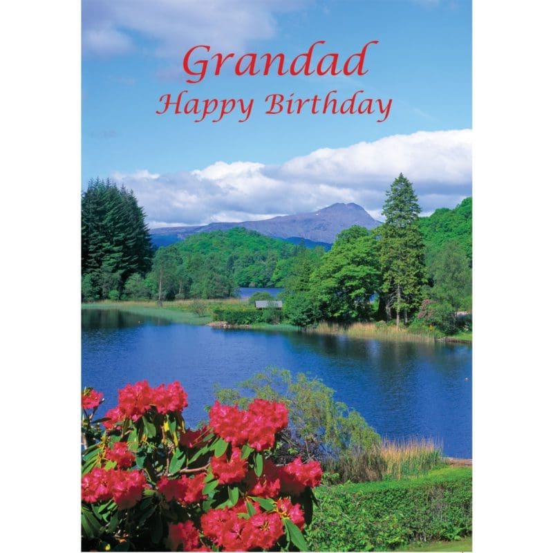 Landscape Mountains Vista Lake VKGuy Birthday Christian
