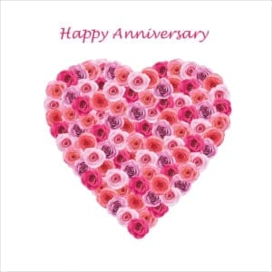 Pink Rose Flower Heart Shirley Netherton Anniversary Christian