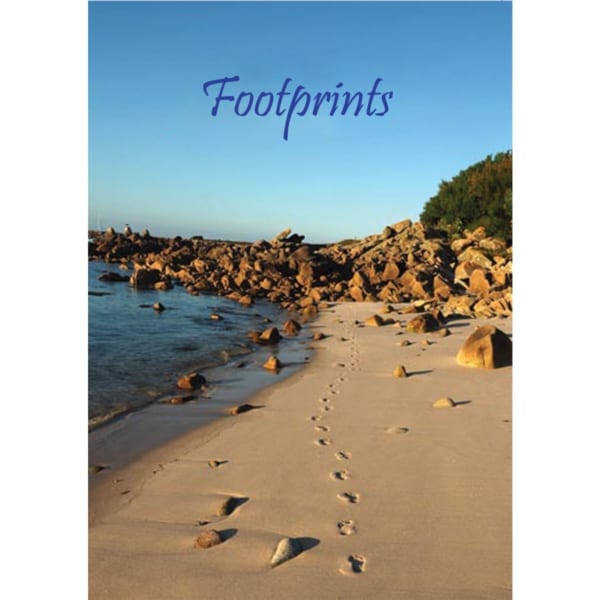 Footprints Beach Rocks Sea Ocean Water Sand Nibor General Christian