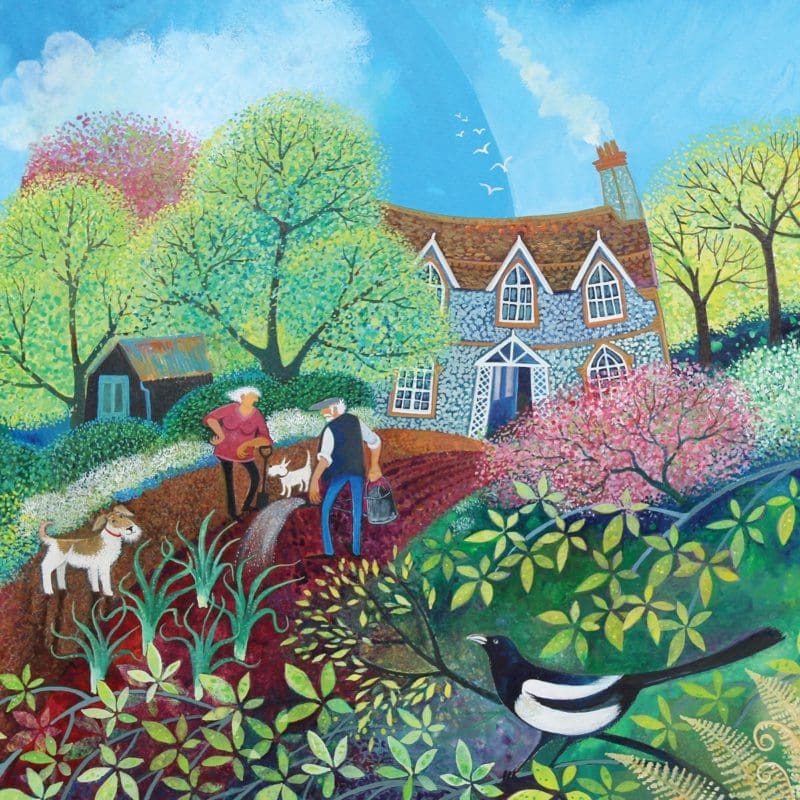 Country Folk Lisa Graa Jensen Nethertons Greeting Cards