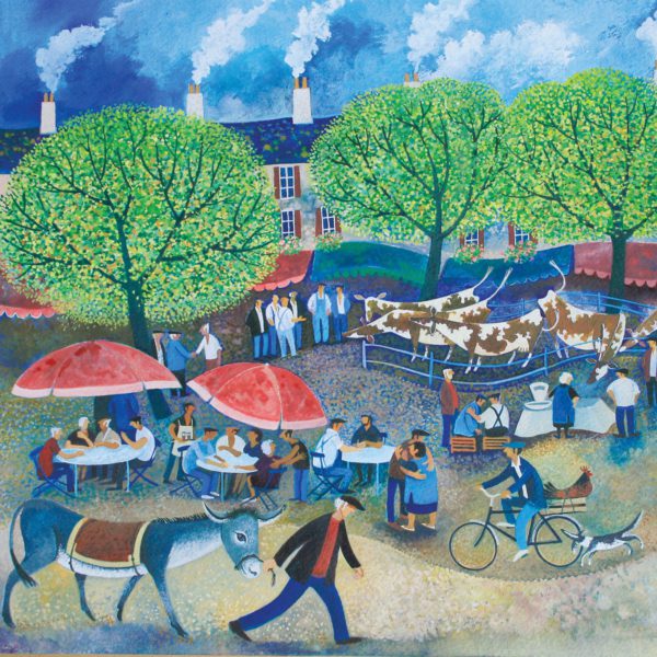 Another Market Day Lisa Graa Jensen Nethertons Greeting Cards