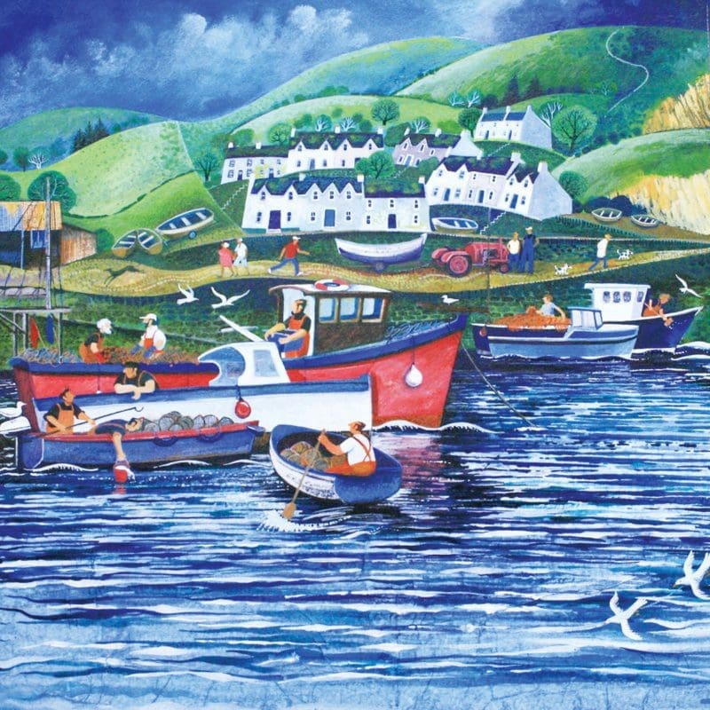 Landing The Catch Lisa Graa Jensen Nethertons Greeting Cards
