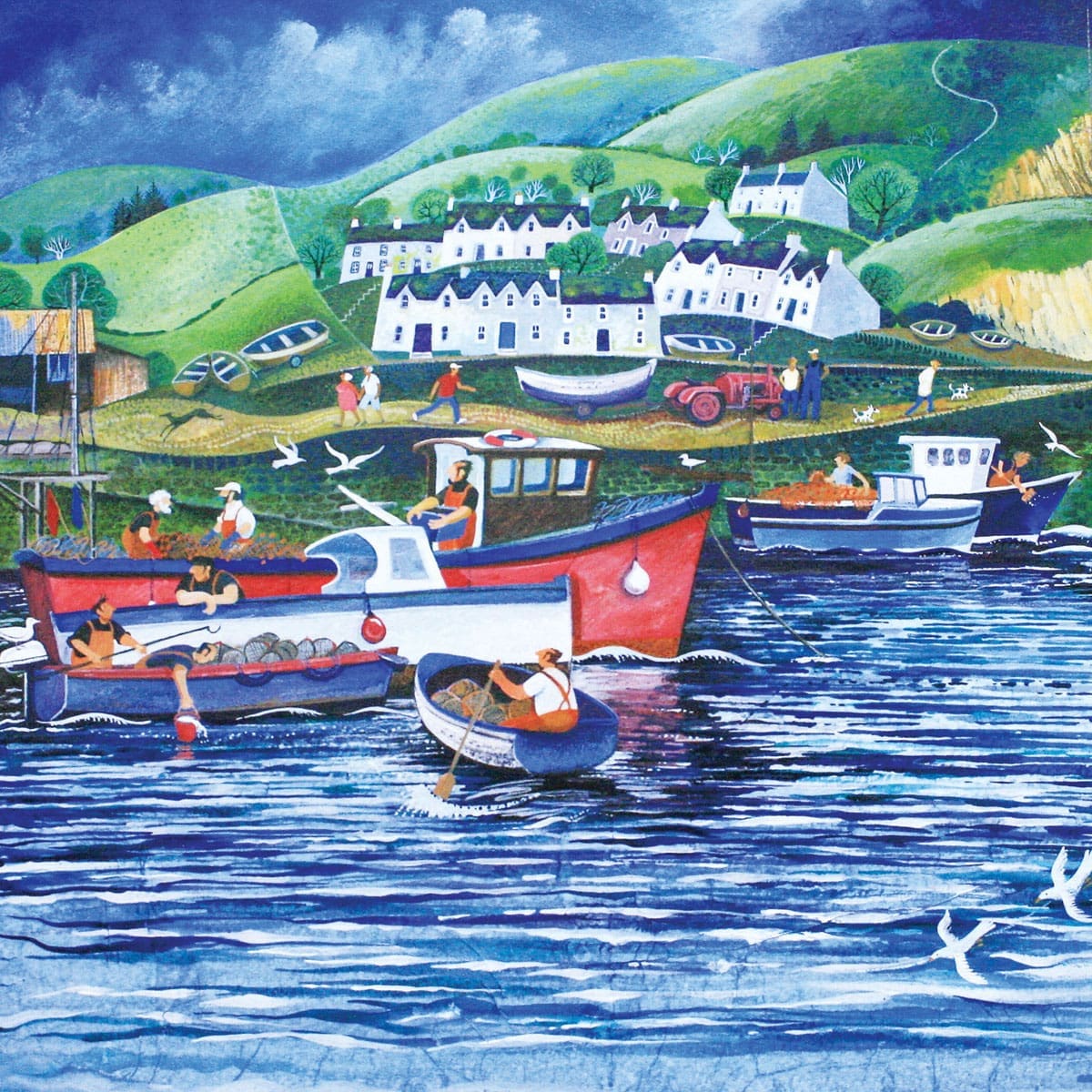 Landing The Catch Lisa Graa Jensen Nethertons Greeting Cards