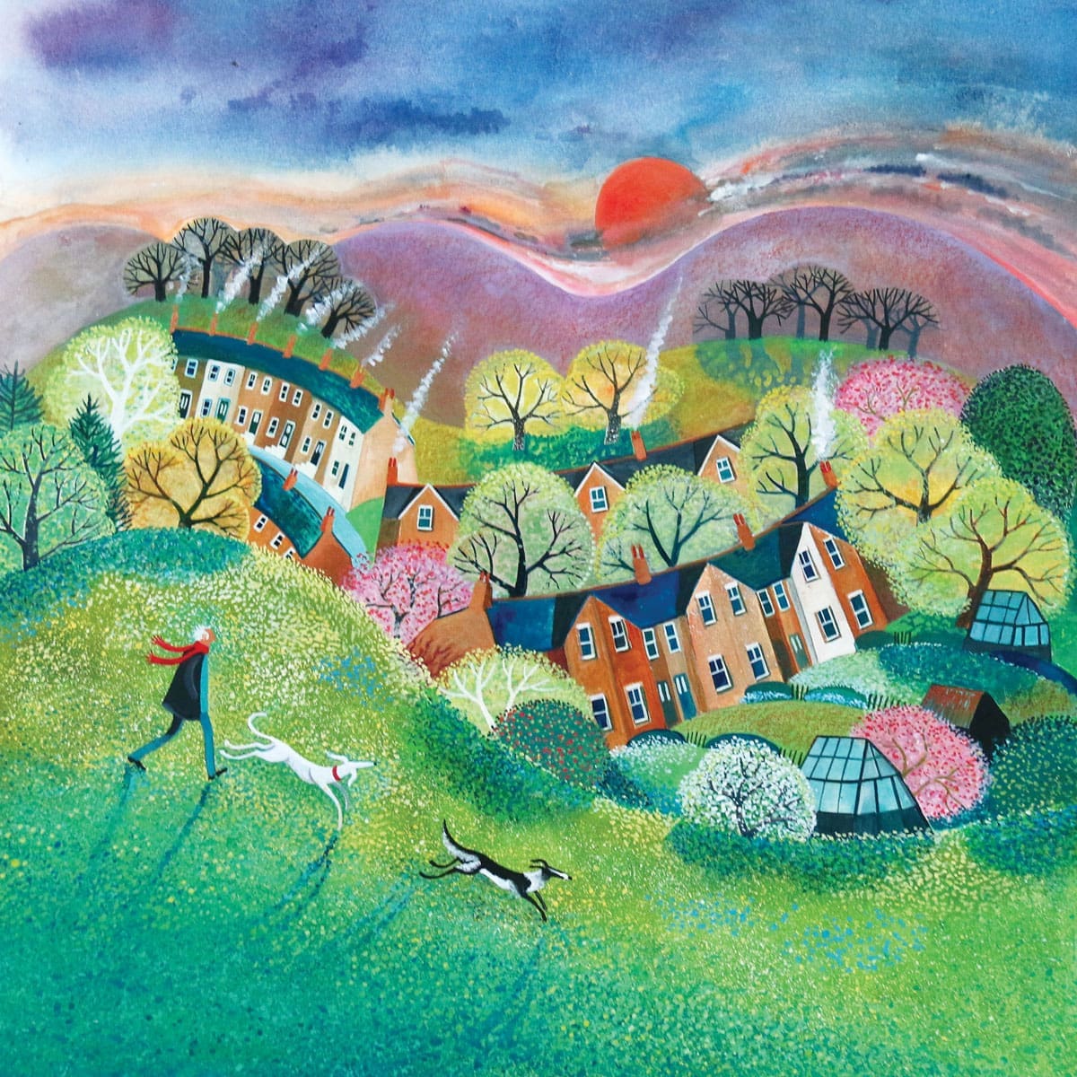 Up The Mount Lisa Graa Jensen Nethertons Greeting Cards