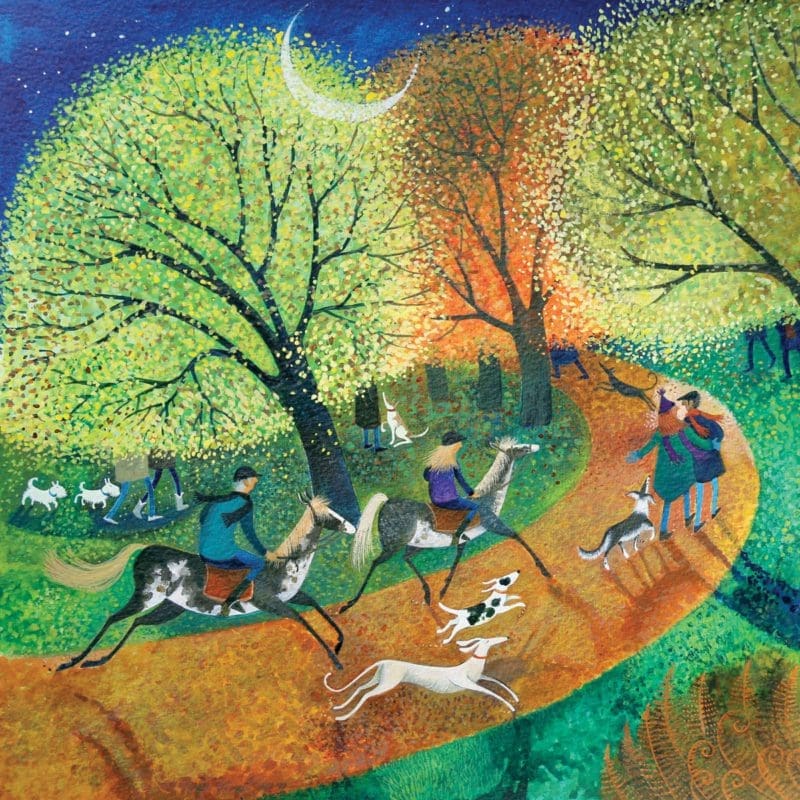 Evening Ride Lisa Graa Jensen Nethertons Greeting Cards