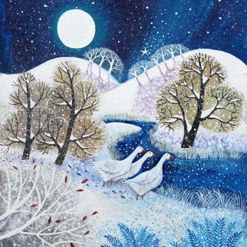 Snowy Silence Lisa Graa Jensen Nethertons Greeting Cards