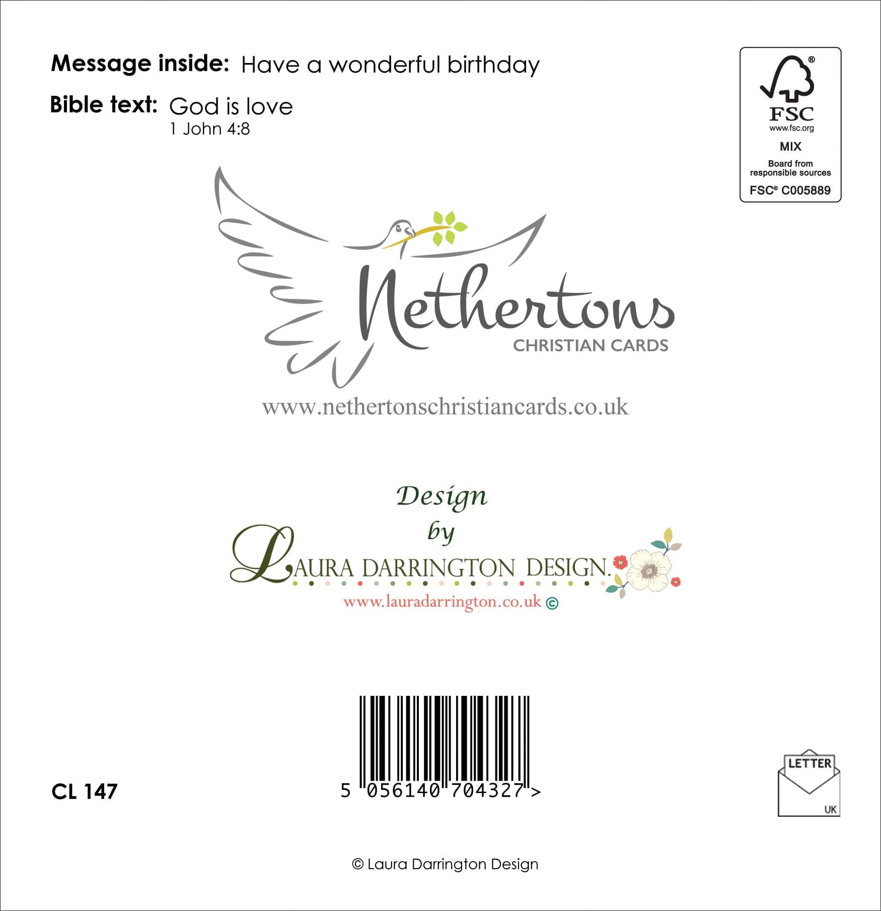 CL147 - Birthday (Christian) - Image 2