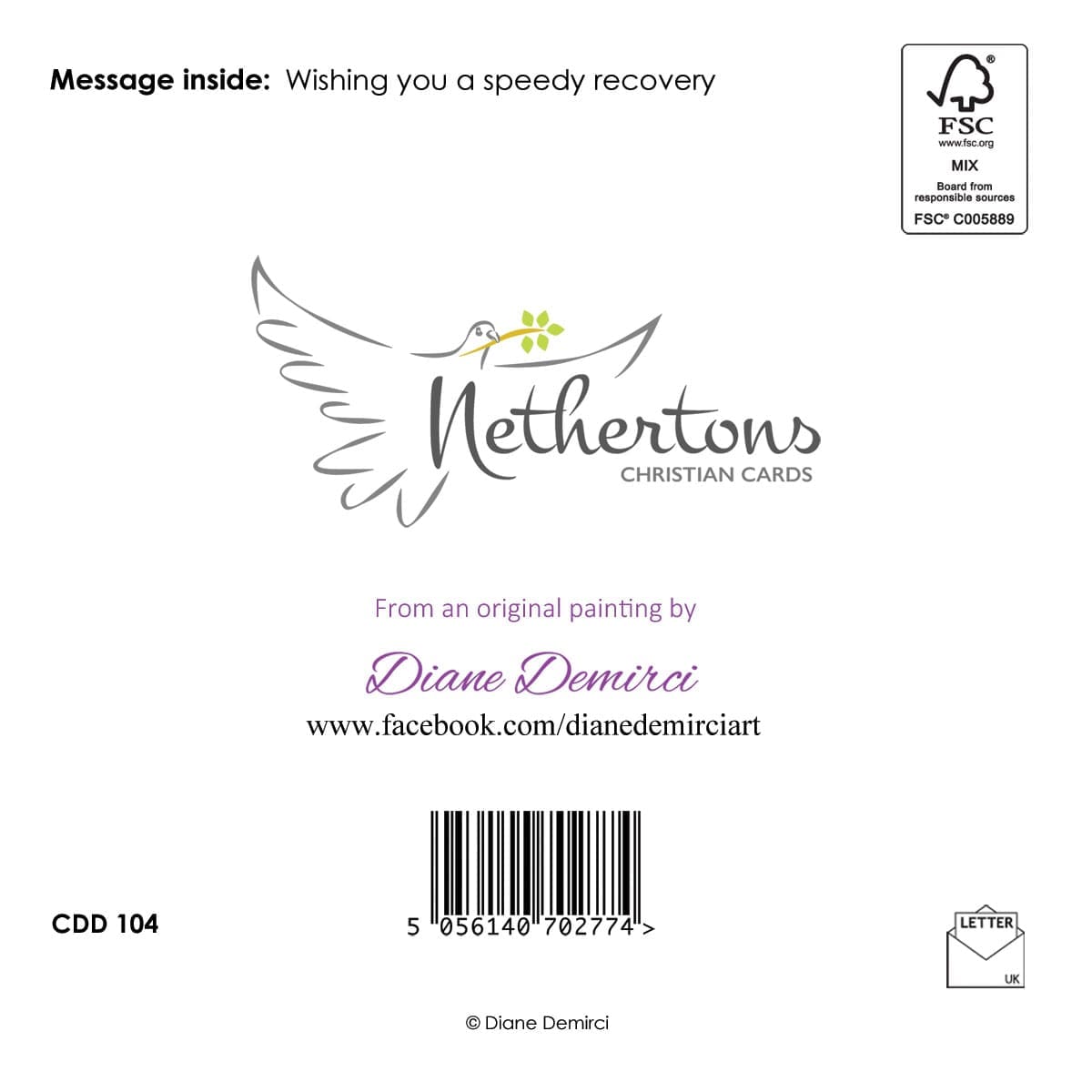 CDD104 - Get Well Soon (Christian) - Image 2