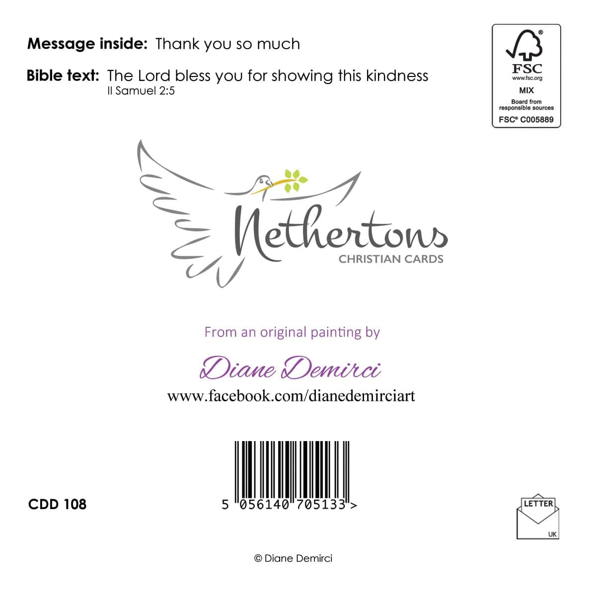 CDD108 - Thank You (Christian) - Image 2