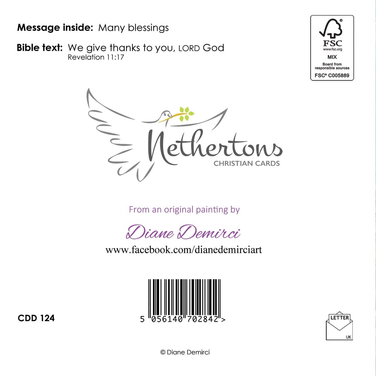 CDD124 - Birthday (Christian) - Image 2
