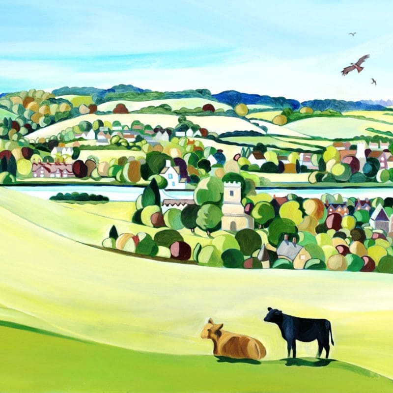 Field Country Village Carolyn Tyrer Nethertons