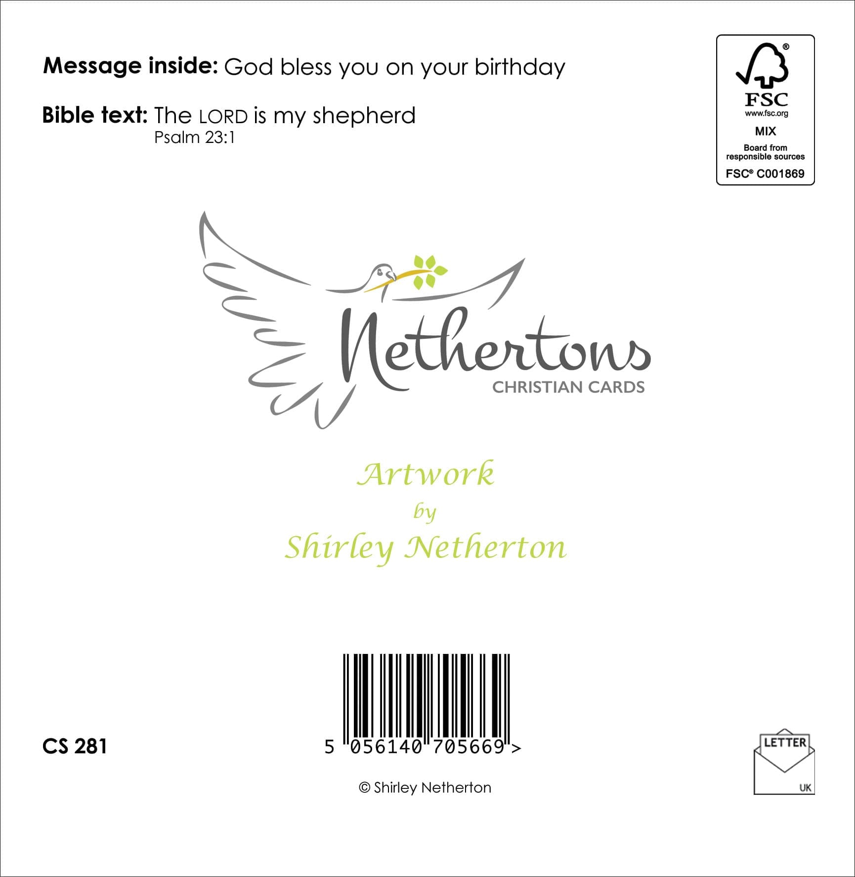 CS281 - Birthday (Christian) - Image 2