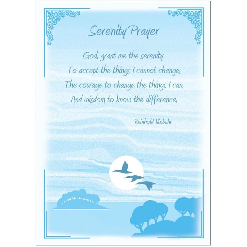 QS268 - Serenity Prayer(Christian)