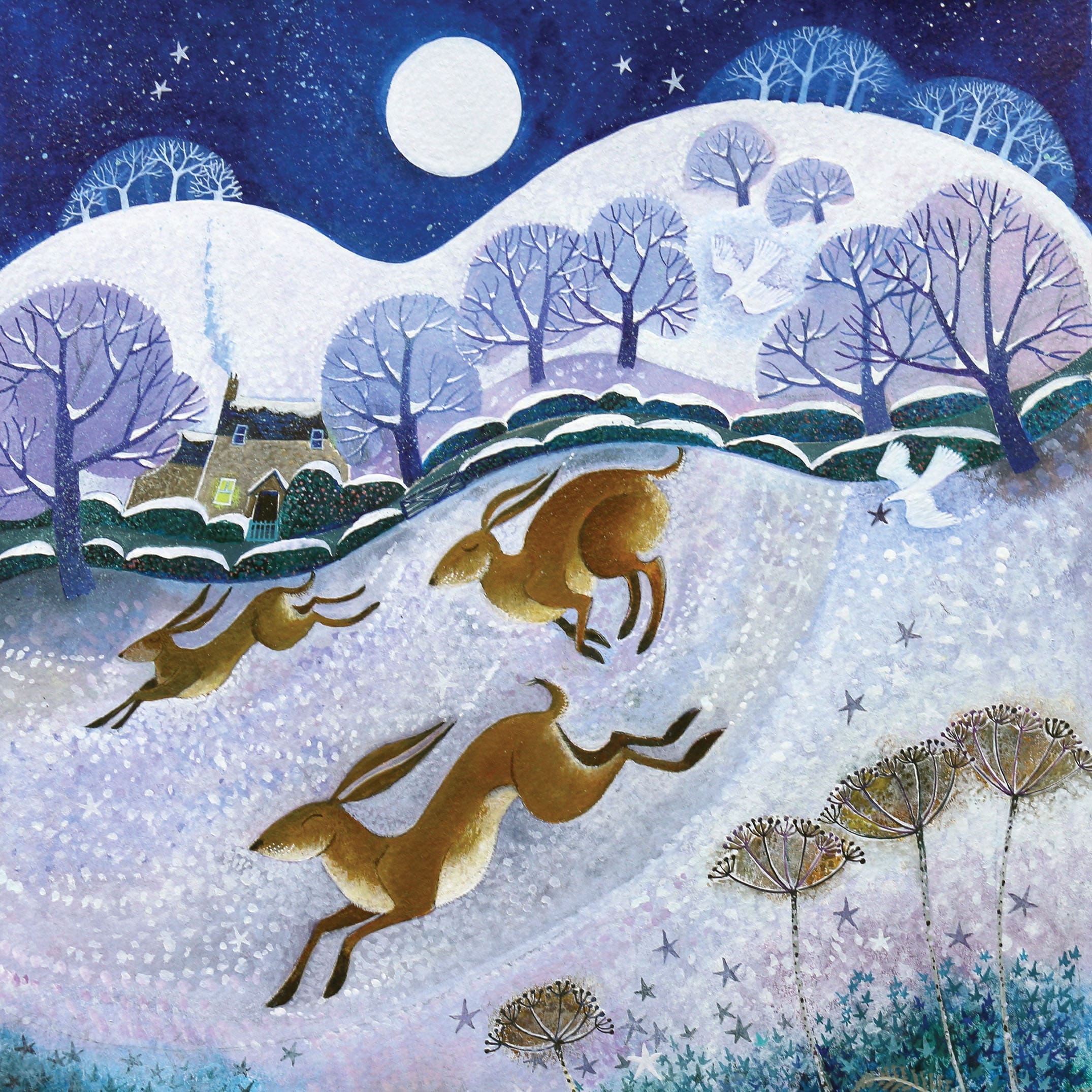LGJ023 Snow Hares