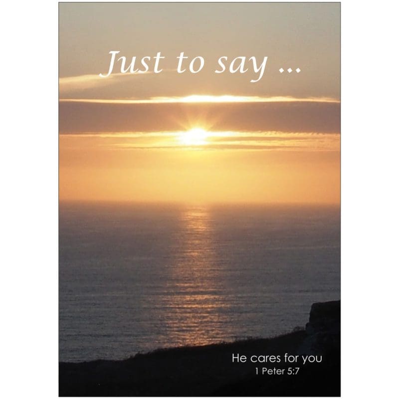CN183 - Just To Say (Christian)