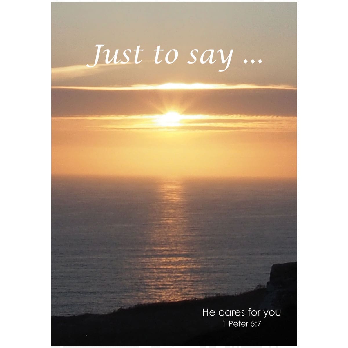 CN183 - Just To Say (Christian)