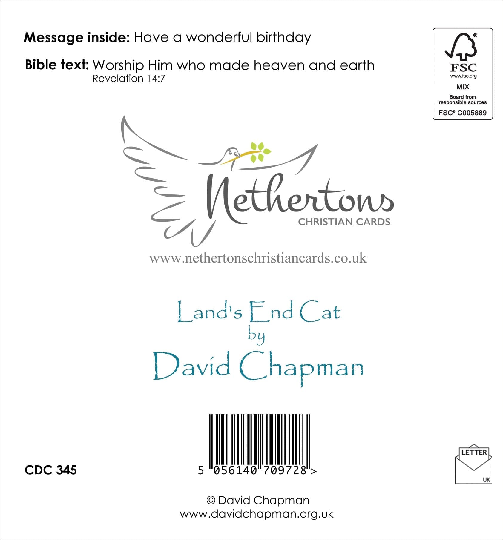 CDC345 - Birthday (Christian) - Image 2