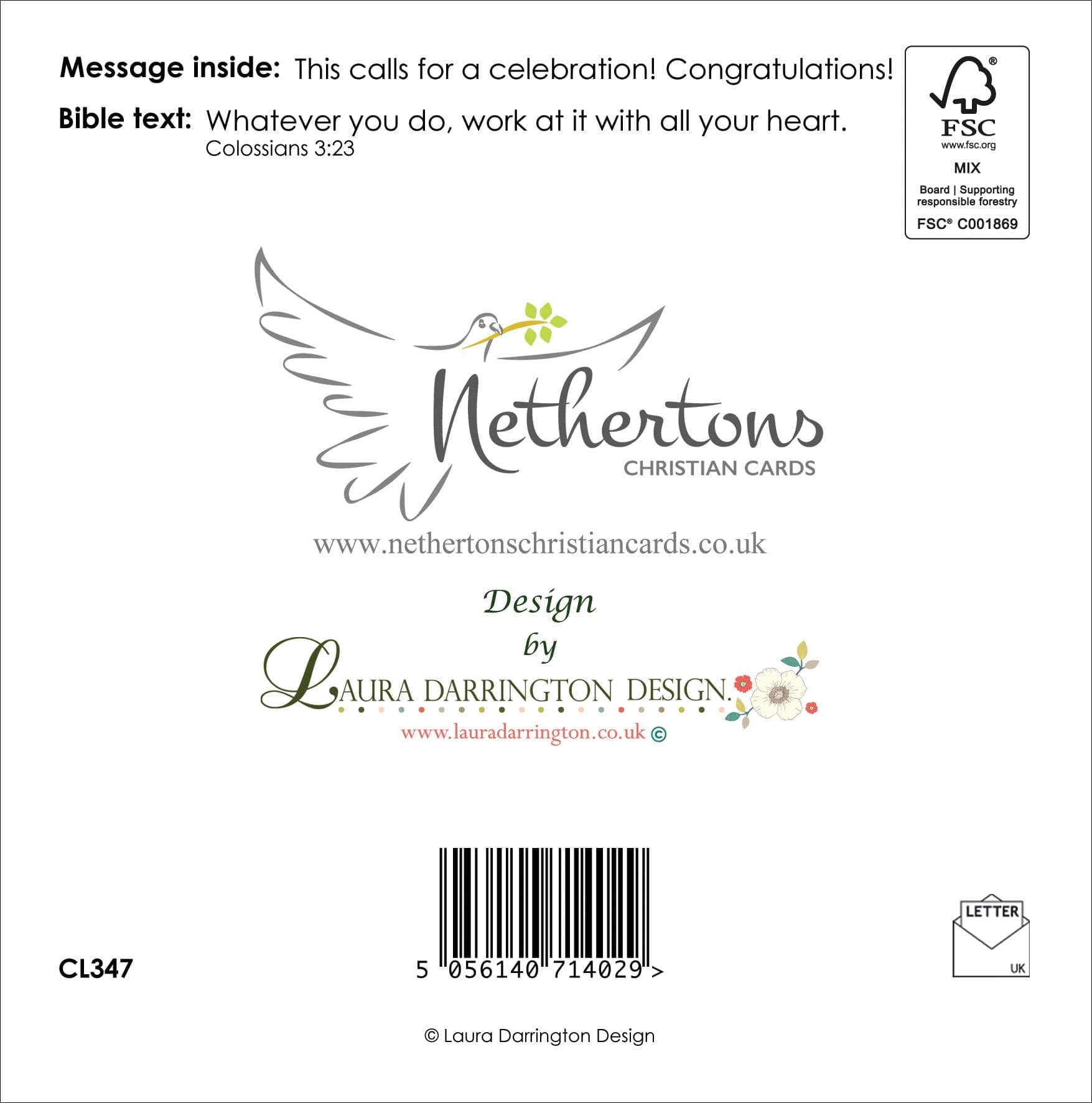 CL347 - Congratulations (Christian) - Image 2