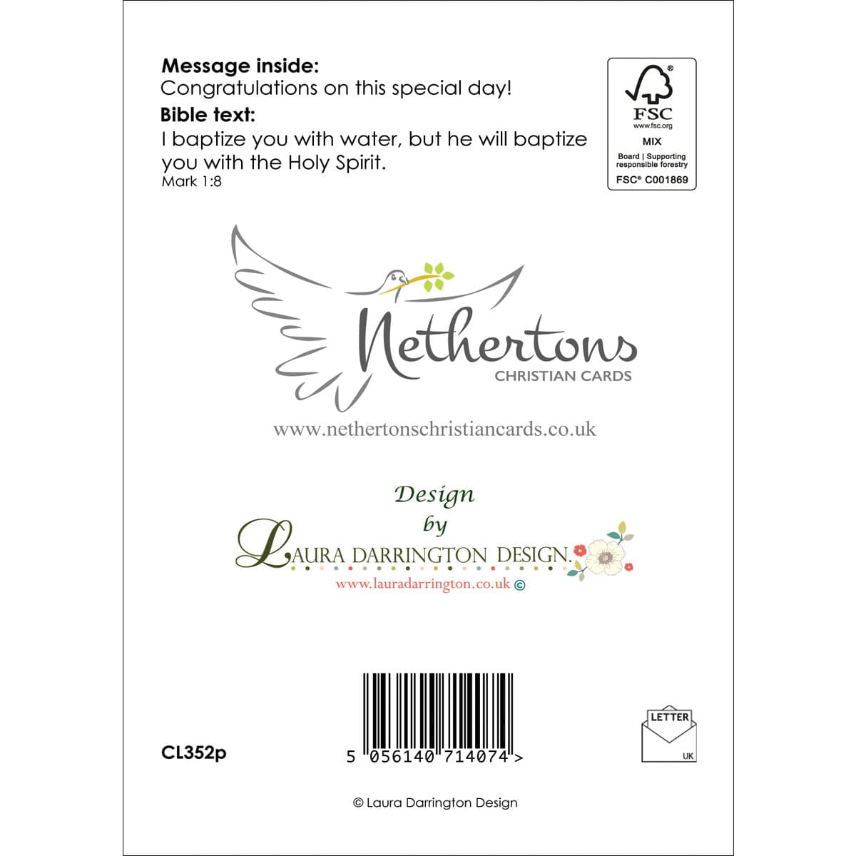 CL352p - Christening (Christian) - Image 2